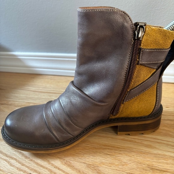 Maciejka Viva La Vida Leather Ankle Boots Booties Strap Detail - Picture 2 of 10